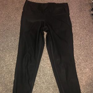 black full length leggings